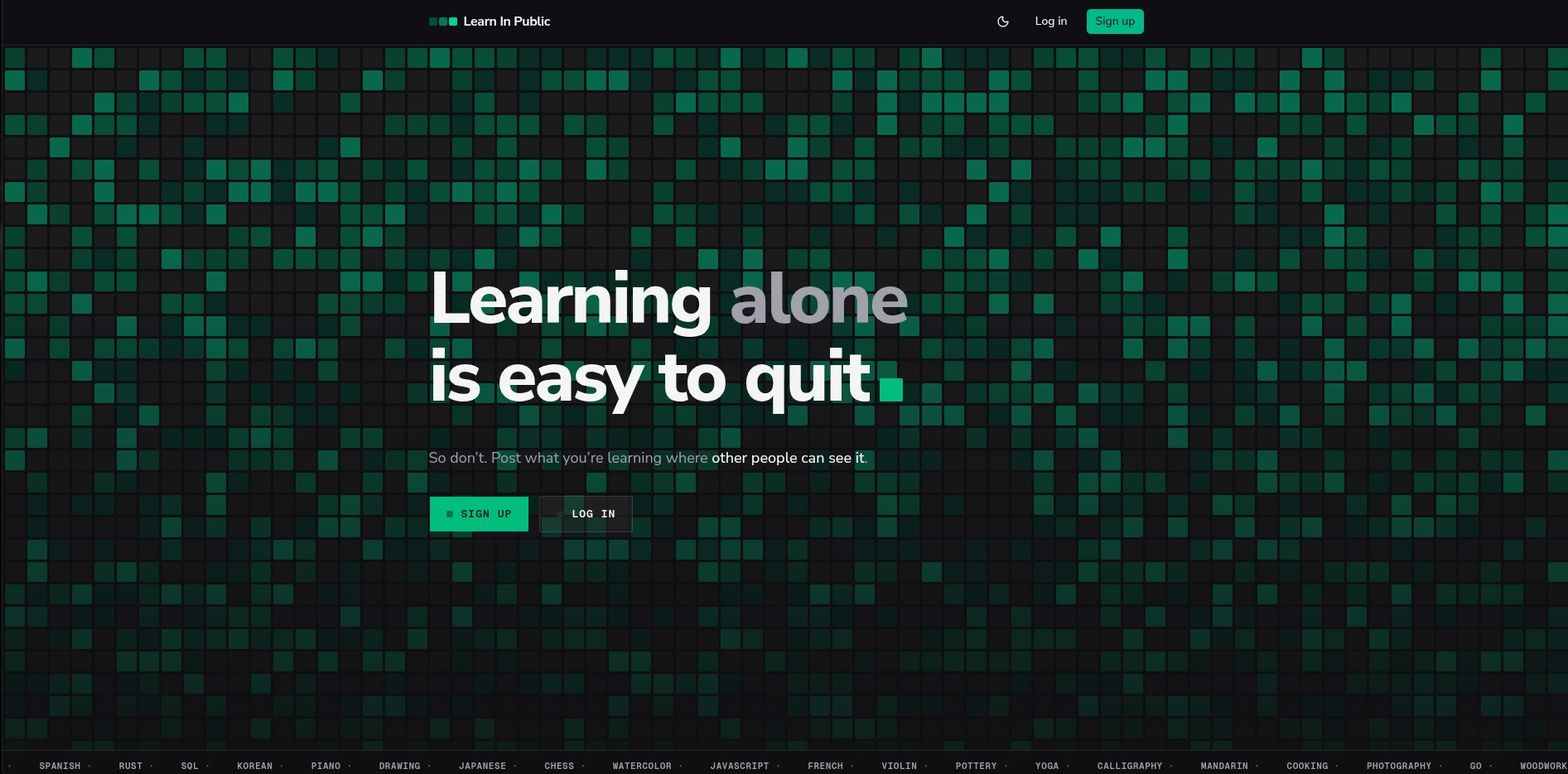 Learn In Public screenshot 1