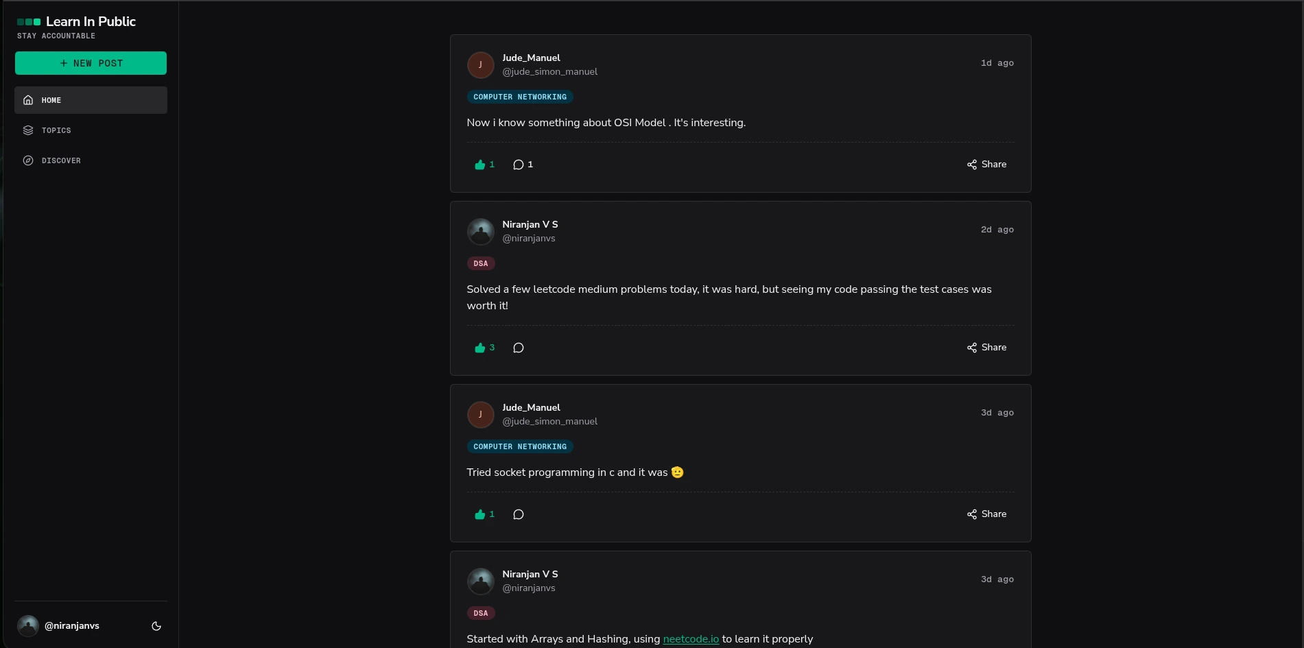 Learn In Public screenshot 3