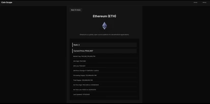 CoinScope screenshot 2